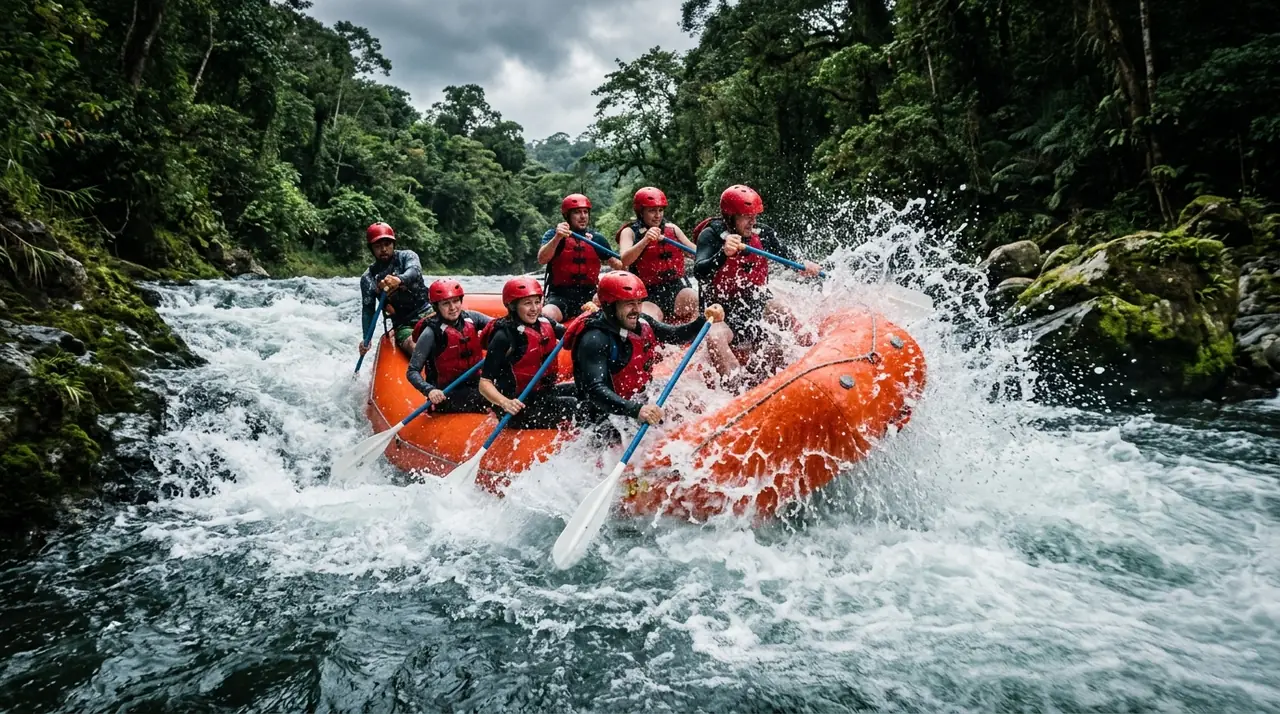 White Water Rafting Class III & IV in Río Sarapiquí