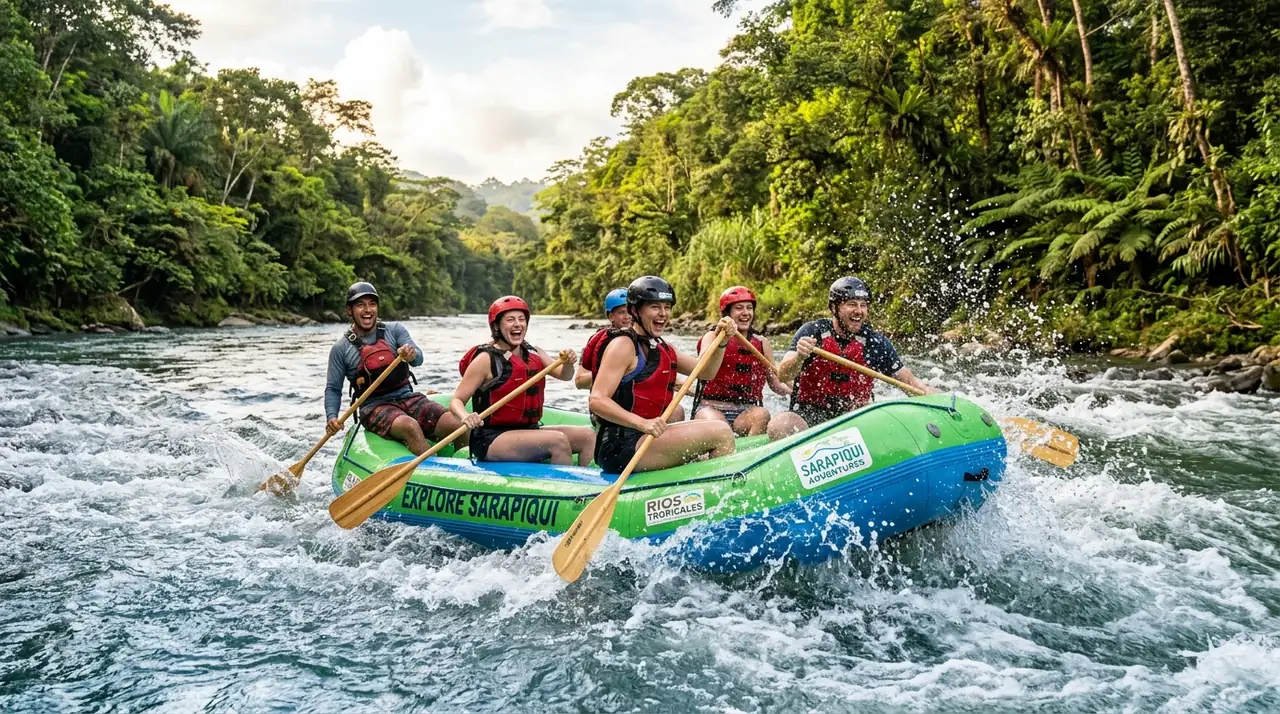 Afternoon Trip: White Water Rafting Class III on Río Sarapiquí